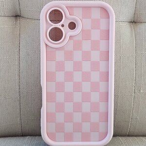 Unbranded Phone Case for Phone 16 Pink Tone Rubber Back Fitted Case only